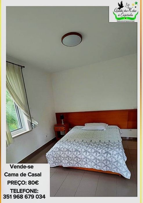 Cama casal e cama de solteiro