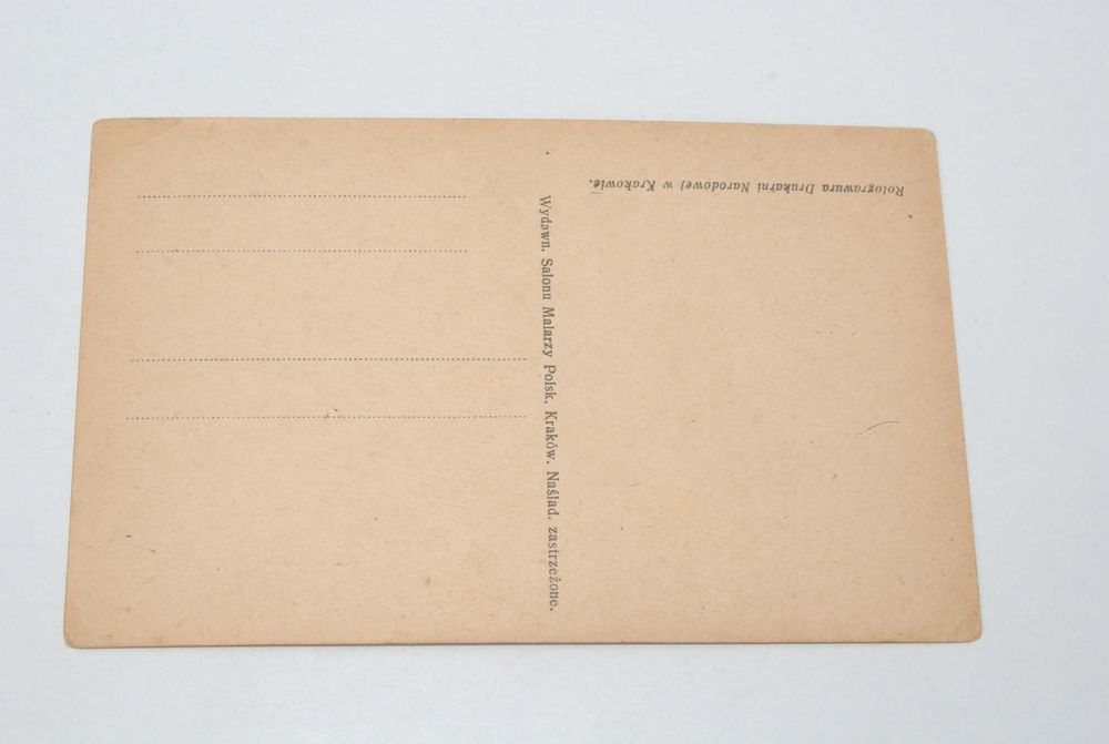 Stara pocztówka Pan Tadeusz przedwojenna antyk