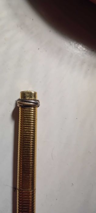 Cartier trinity Gold plate Ballpoint pen
