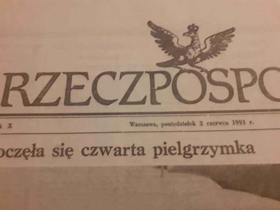 Stare gazety z 1991 i 1992