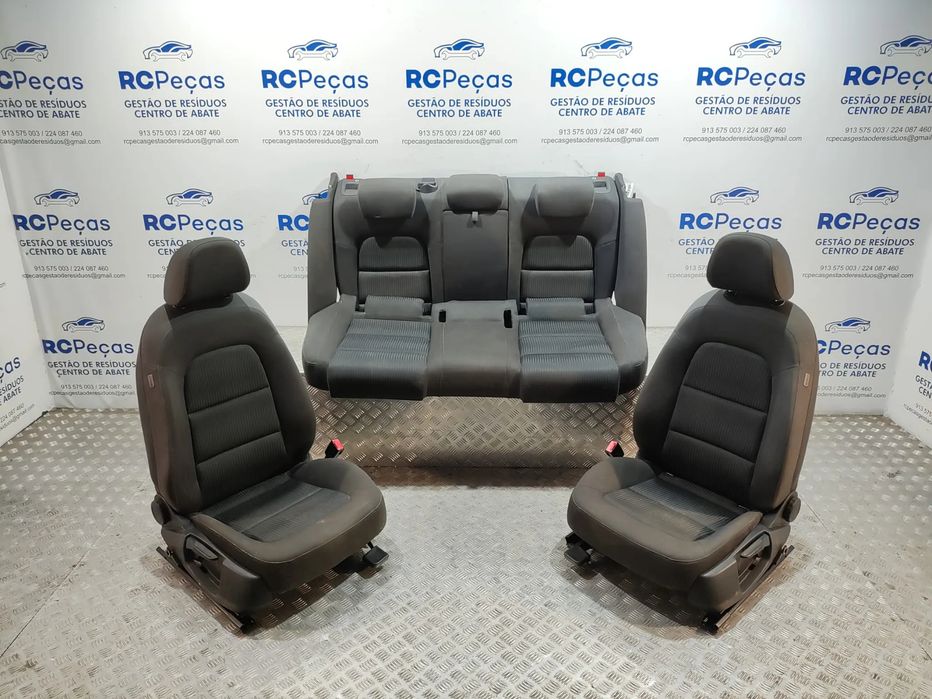Conjunto Bancos Originais Tecido Audi A4 B8 Carro 5 Portas