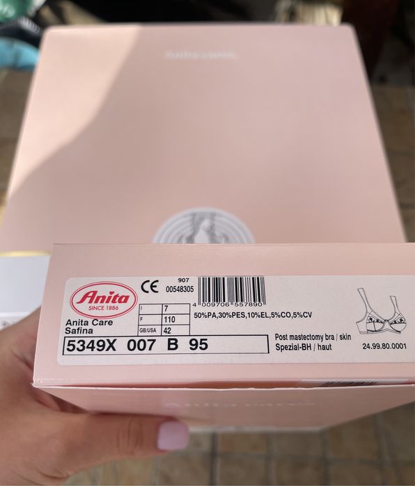 Протези молочної залози Anita Active Asymmetric