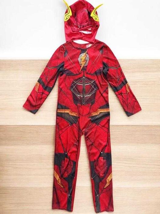 детский игровой карнавальный Костюм флеш флэш 7-8 лет
