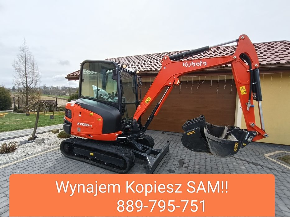 Wynajem minikoparki koparki koparka JCB