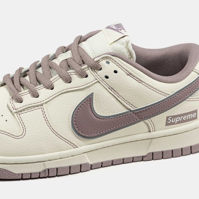 Кросівки Nike SB Dunk Low x Supreme Beige/Lilac premium | Кроссовки Найк чоловічі жіночі