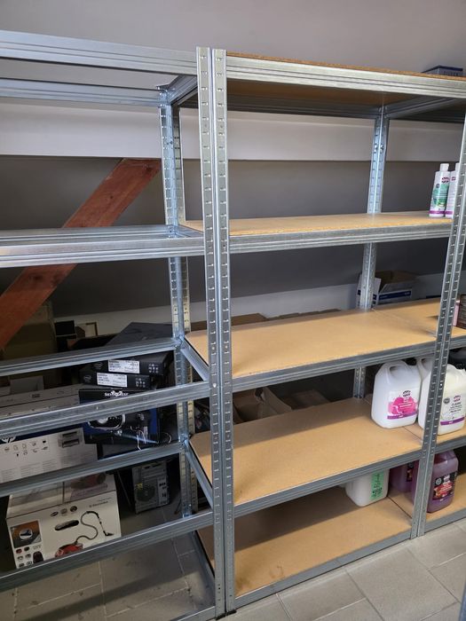 Regał metalowy solidny 180 ×90×45