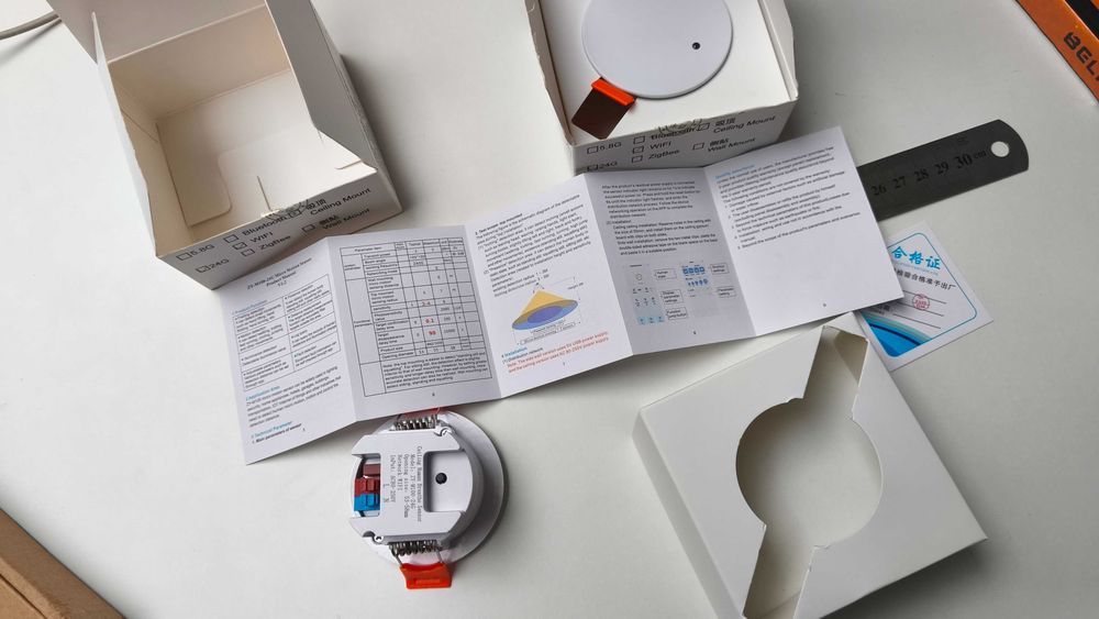 Розумний датчик присутності людини Tuya Zigbee/WiFi (mmWave радар)