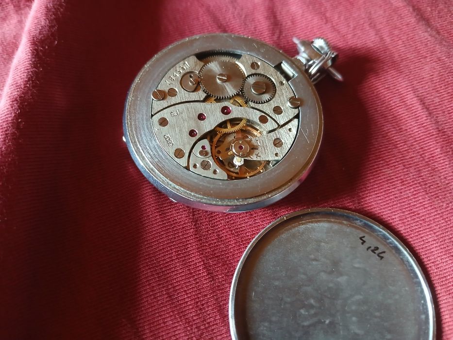 Zegarek kieszonkowy ( cebula) Mołnia ZSRR.