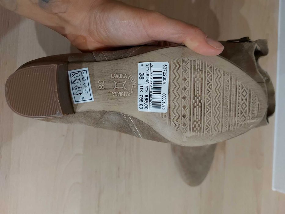 Nowe buty skórzane rozmiar 38
