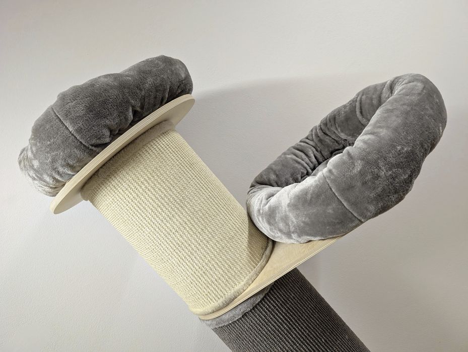 Natural Paradise Drapak Słupek Dla Kota Jasmine XXL Kremowy OGROMNYusz