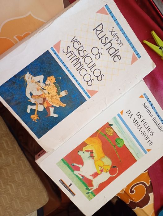 Os versiculos satanicos-Salman Rushie- 1 ediçao- Don quixote - 6E- Os Filhos da meia noite-Salman Rushie-Don quixote-3 ediçao - 5E ou 2 - 10E Desde 2E