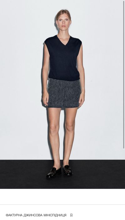 нова джинсова спідниця Massimo Dutti