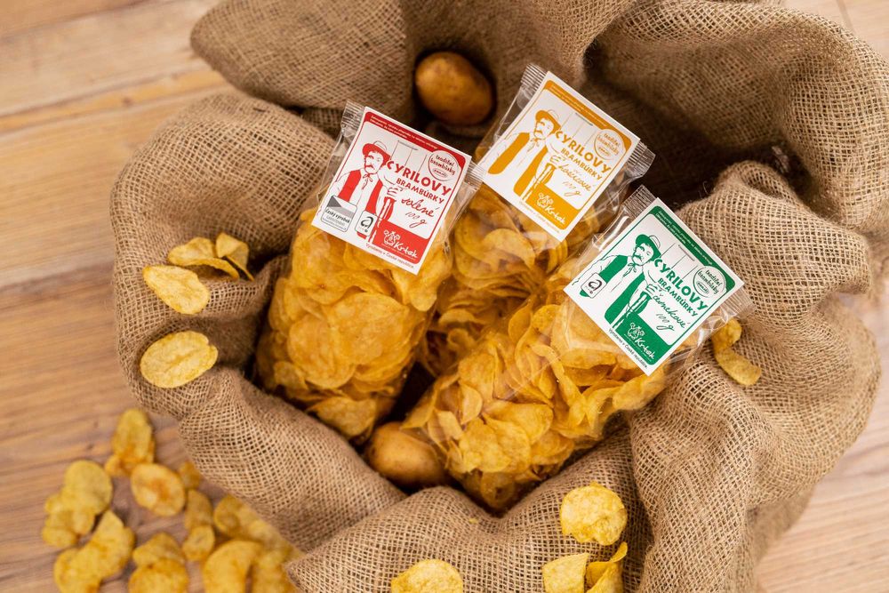 Czeskie chipsy i krążki cebulowe