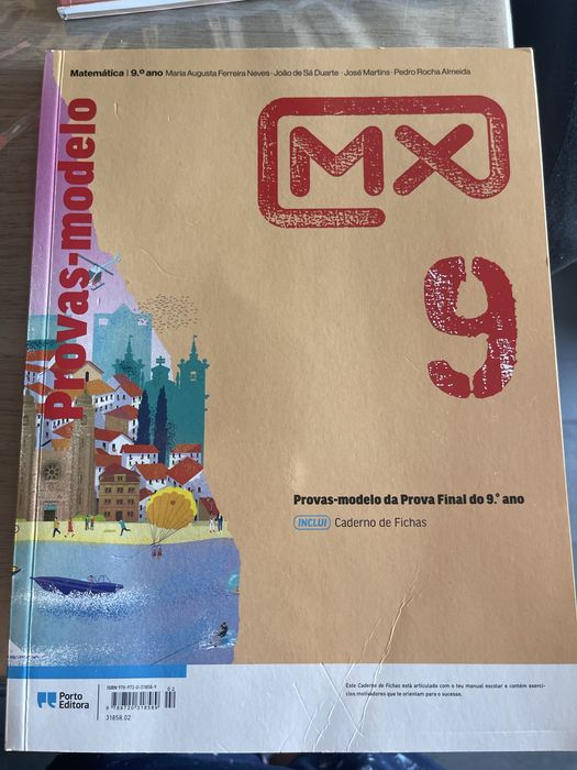 Livro de fichas/caderno de atividades matemática e português 9 ano