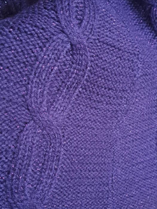 Vestido malha roxo