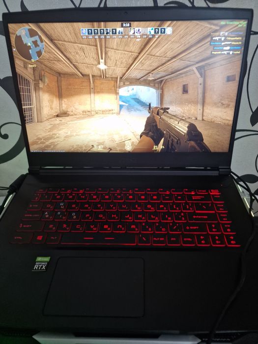 MSI GF65 Thin RTX 3060 6GB / i5-10500H / 16GB / SSD 512GB / 144Hz / АКБ 8% / Ігровий ноутбук