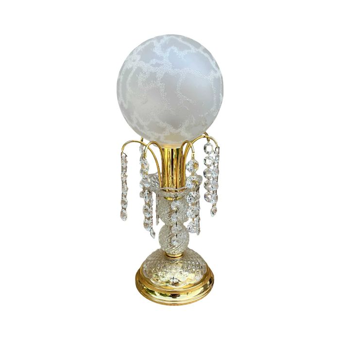 Lampa stołowa, Hollywood Regency, Sölken Leuchten, Niemcy, lata 80.
