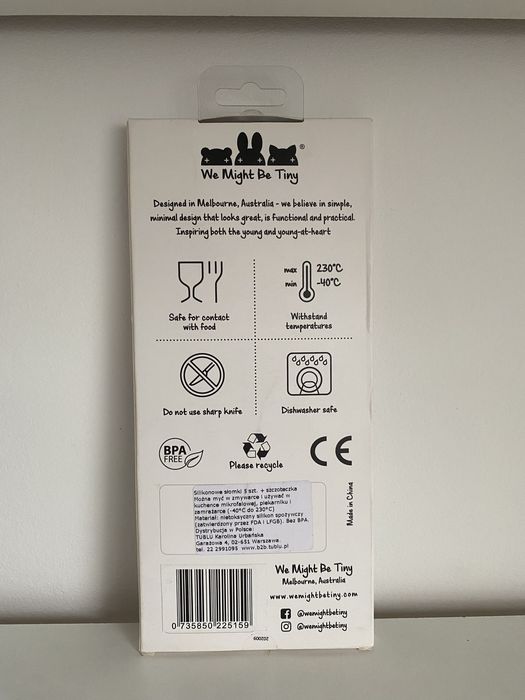 Silikonowe słomki We Might Be Tiny