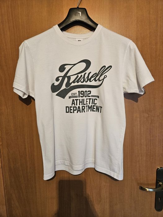 Biały T-shirt Russell Athletic M