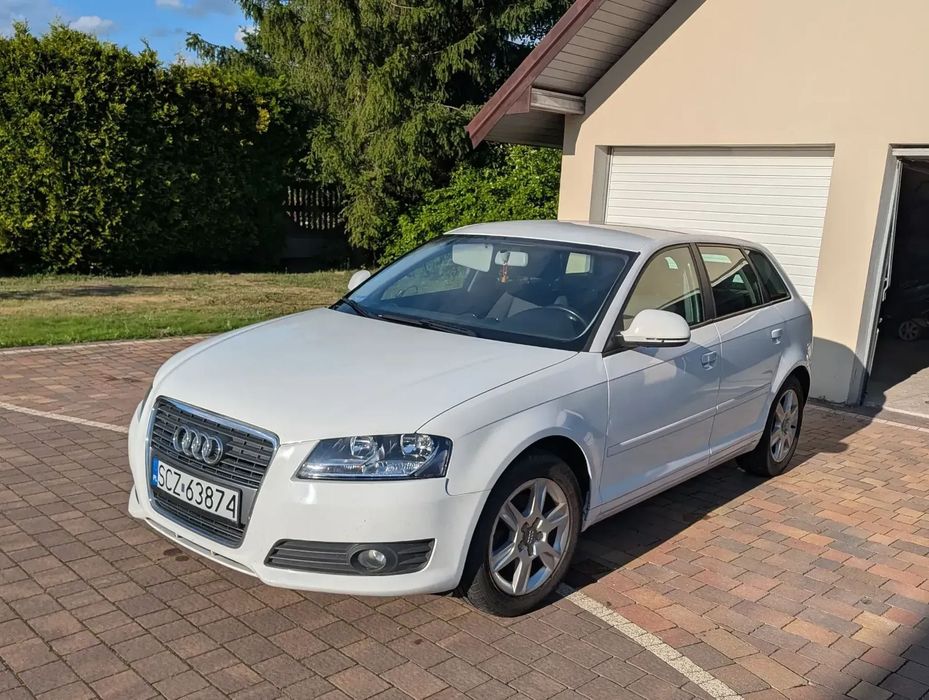 Audi A3 Sportback Audi A3 8P Sportback | 1.6 Benzyna MPI | Biały | 171 tys. km