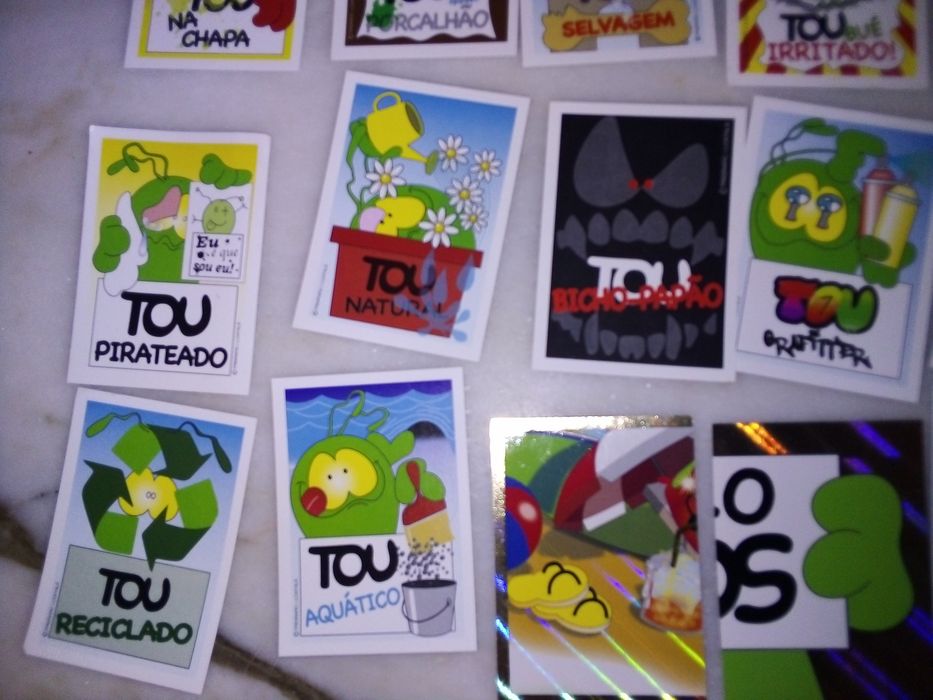 Conjunto de 21 Autocolantes Tou