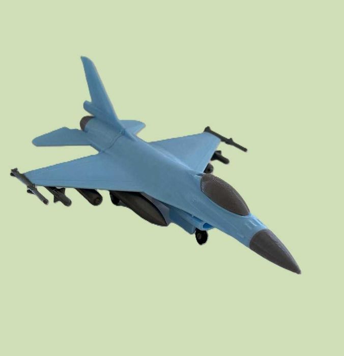Модель літака F-16, пластик, 3д друк