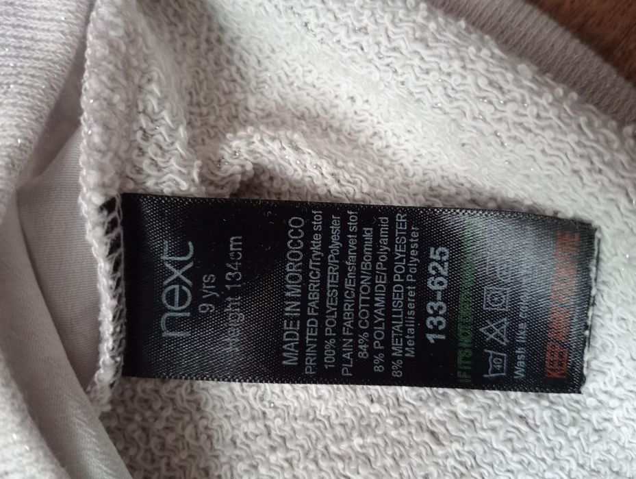 Bluza bluzka z długim Next 134 9lat