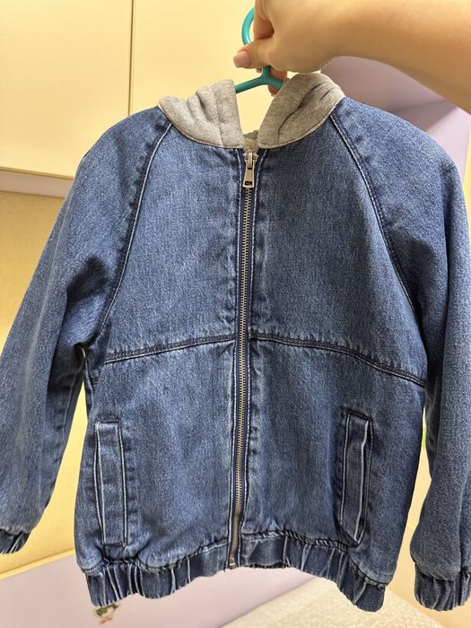 Куртка джинсова шерпа Zara