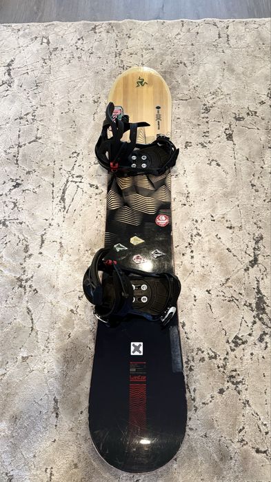 Prancha Snowboard Wed’ze 155cm + Fixadores