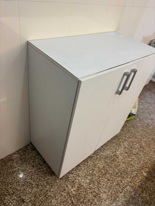 ARMÁRIO MULTIUSOS Branco de 2 portas