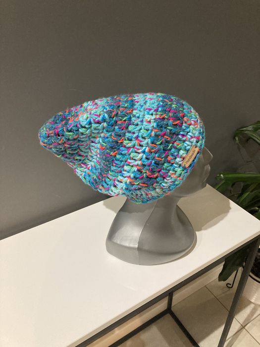 Czapka robiona na szydełku