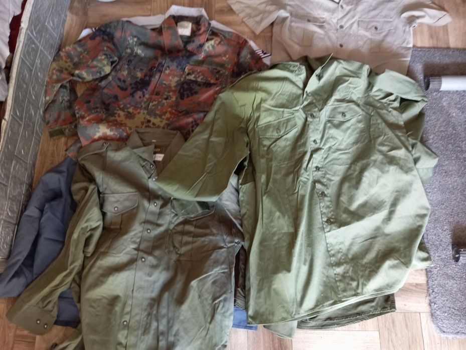 Porządki domowe koszule wojskowe
