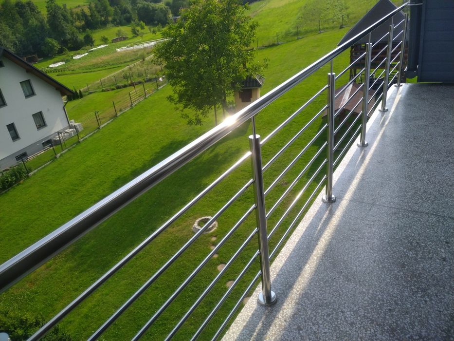 Balustrady balkonowe balustrady nierdzewne