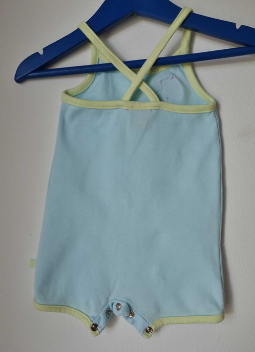 Babygrow para verão azul claro 3 meses 60cm