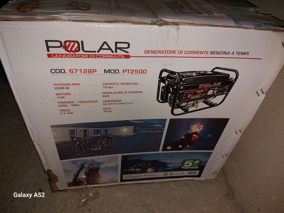 Генератор 2.2кВт POLAR PT2500