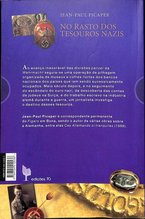 "No Rasto dos Tesouros Nazis" de Jean-Paul Picaper