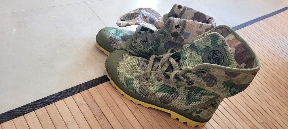 Botas Palladium Camufladas