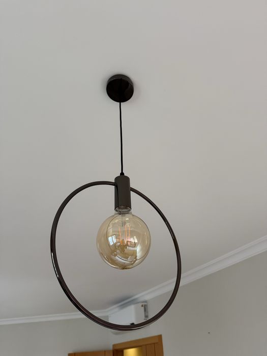 Candeeiro Teto Circulo Anel Sala