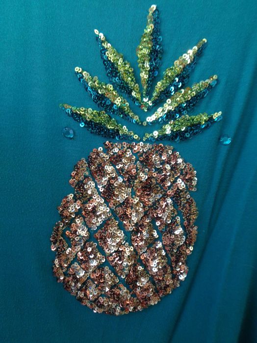 футболка Ананас стрейч-коттон р 46-48 добр стан див опис