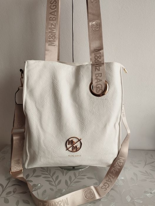 Nowa duża torebka firmy MBAGS Biała