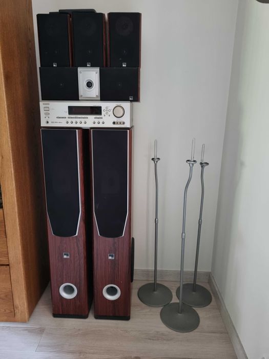 Kino domowe z sześcioma głośnikami