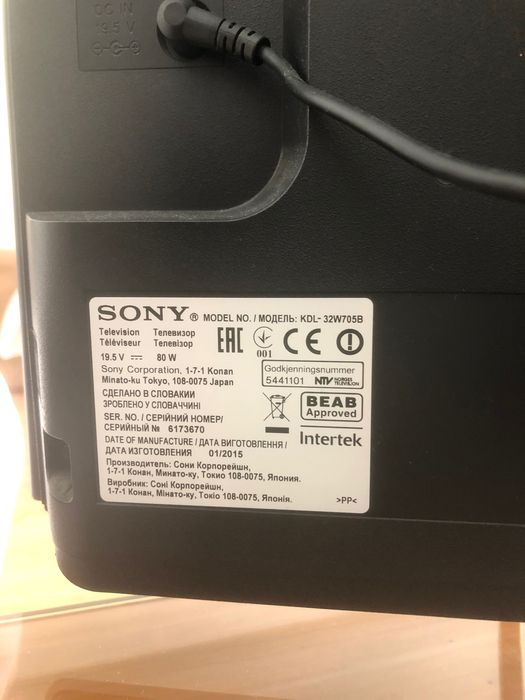 TV Sony Bravia Internet TV.  Como nova!