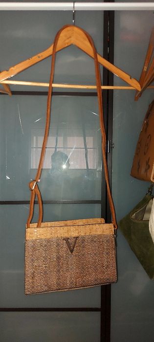 Mala em cortiça com padrão