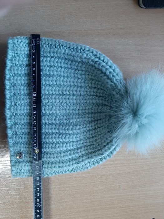 Шапка женская зимняя акрил/мохер б/у