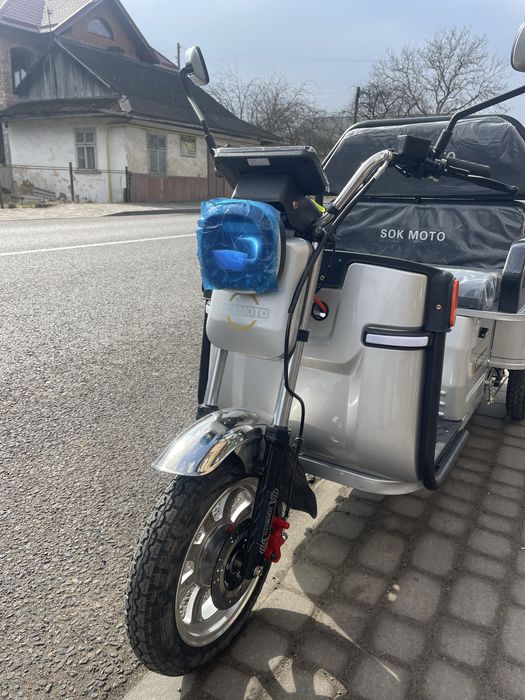 Електротрицикл SokMoto Mini 1500w 60V/38Ah