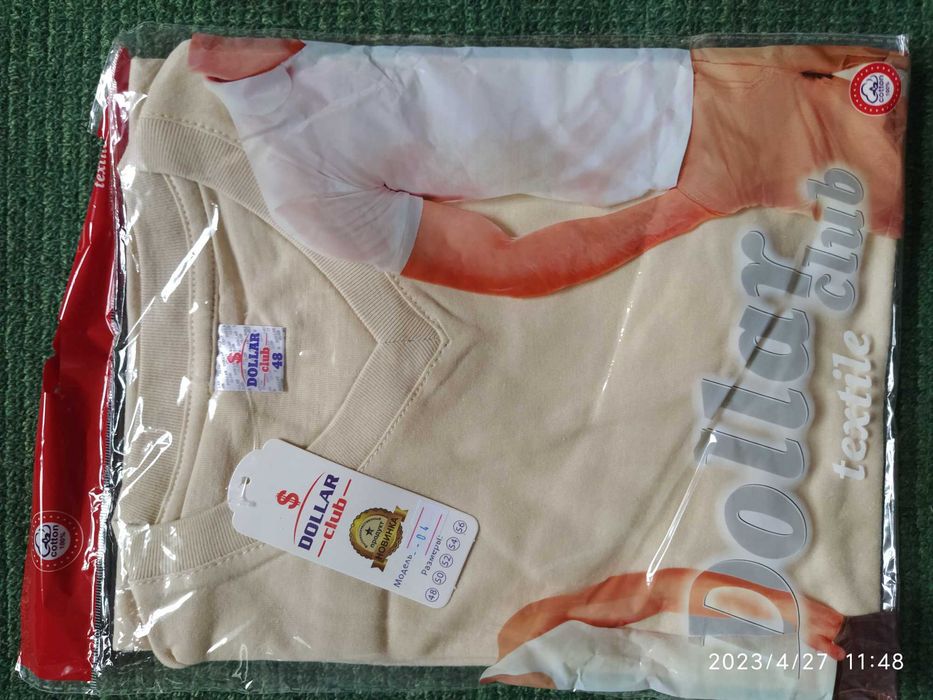 футболки з мисом 100 % котон, р.р. 48, 50, 52, Узбекистан