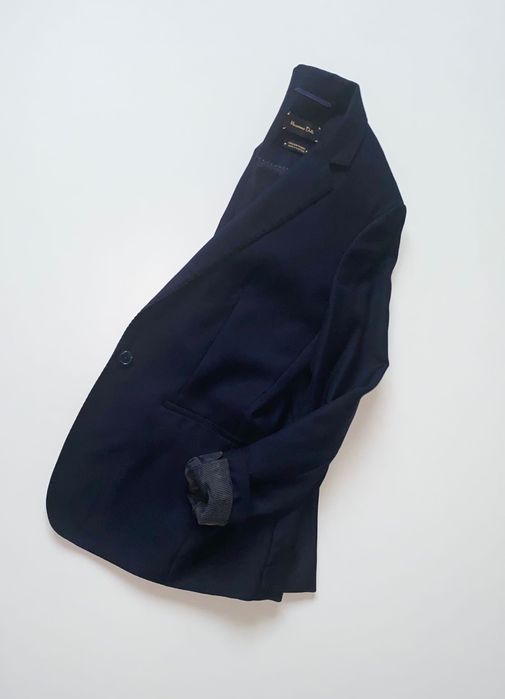 Casaco Blazer Azul Marinho Massimo Dutti
