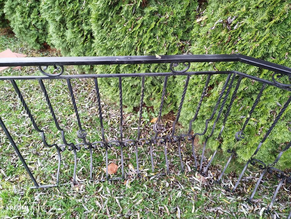 Balustrada stalowa elementy kute