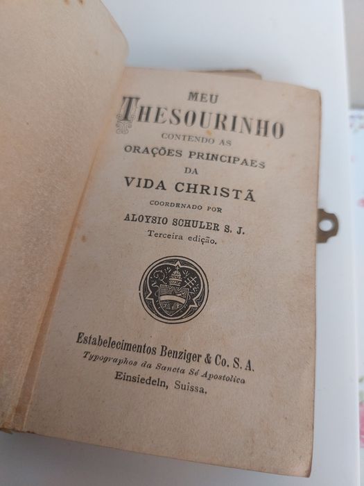 Centenário! Meu Thesourinho Principais Orações da Vida Cristã 1896