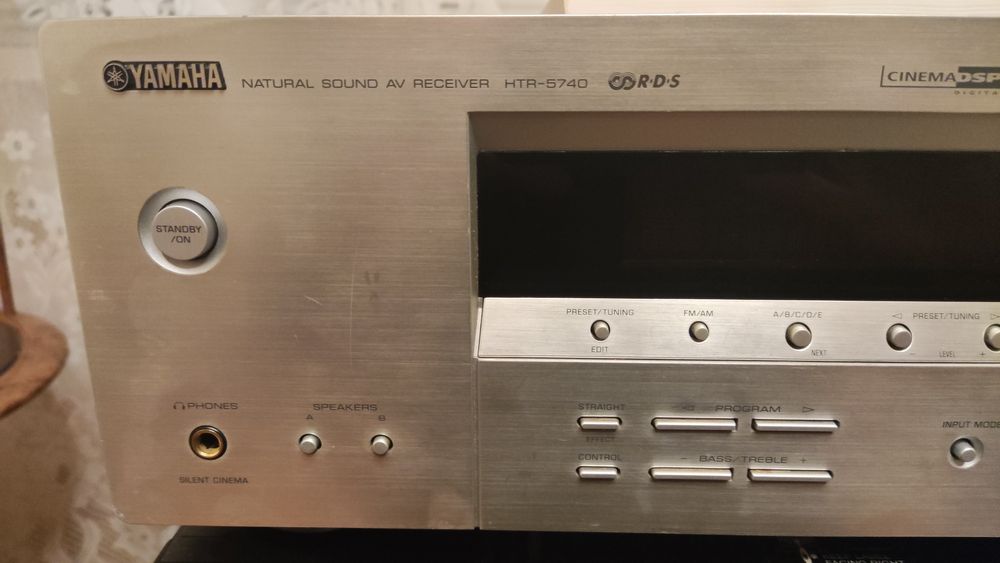 AV-ресивер YAMAHA HTR-5740
YAMAHA HTR-5740
HTR-5740
HTR-5740-5740
HTR-
